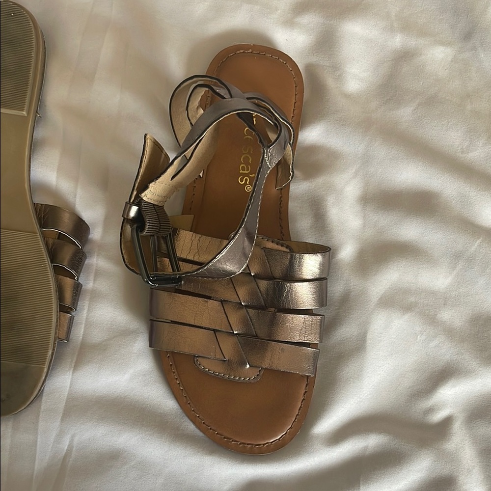 SAS Metallic Sandals - Picture 5 of 14